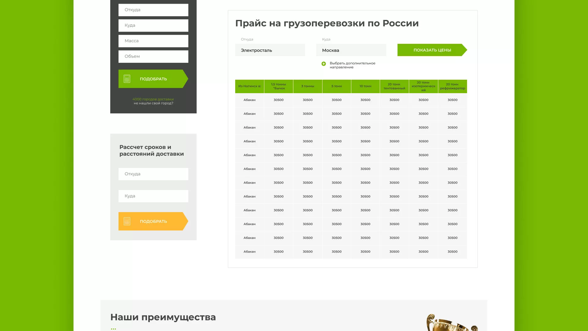 Разработка логотипа и сайта компании «Инком-Логистика» в Нягане