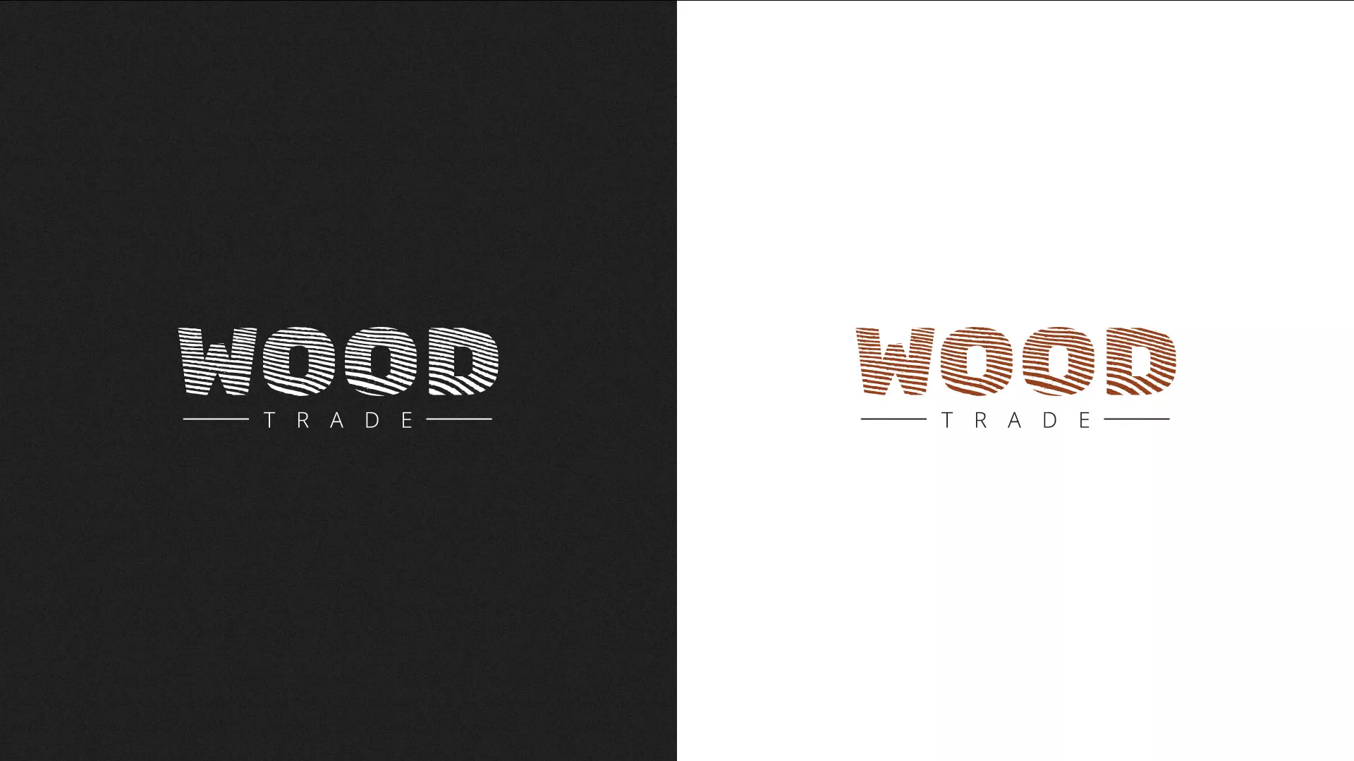 Разработка логотипа для компании «Wood Trade» в Нягане