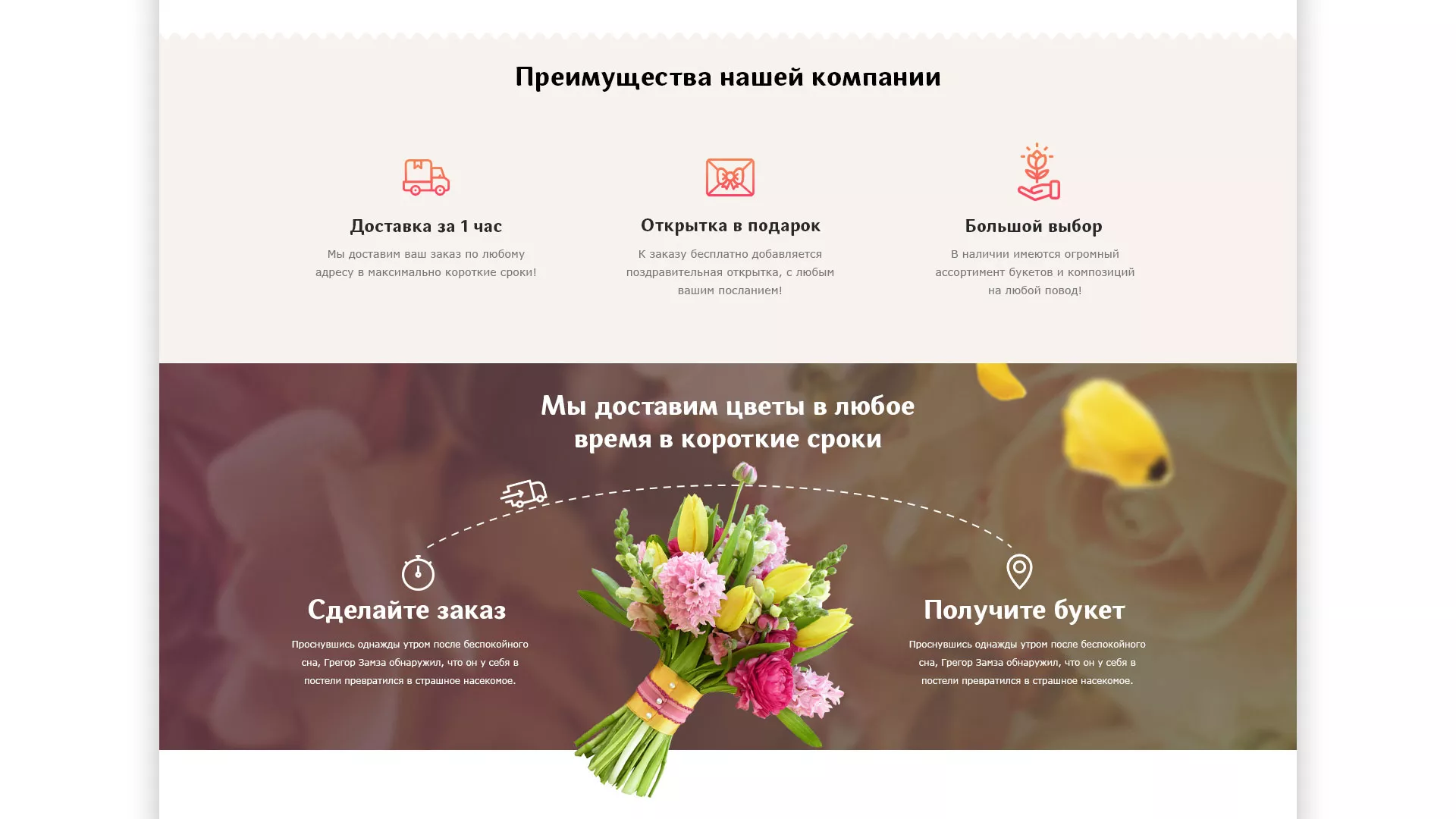 Создание интернет-магазина «Букет-онлайн» по цветам в Нягане