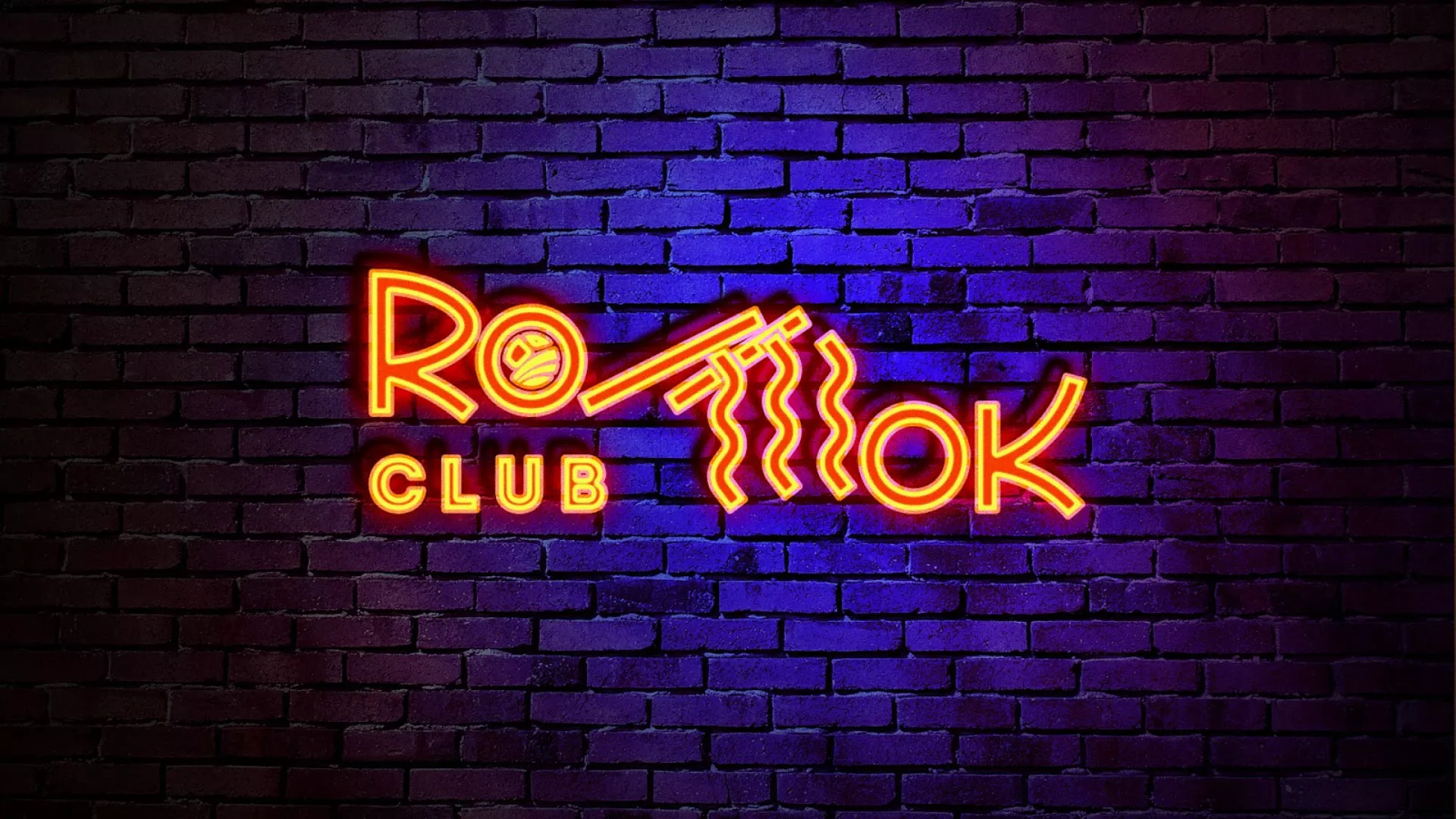 Разработка интерьерной вывески суши-бара «Roll Wok Club» в Нягане